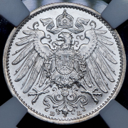 1 марка 1915 (Германия) (в слабе) D