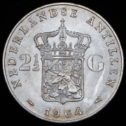 2 1/2 гульдена 1964 (Нидерландские Антиллы)