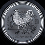 2 доллара 2005 "Год петуха" (Австралия)