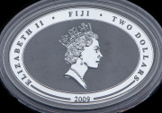 2 доллара 2009 "Дирижабли - Советский дирижабль СССР В-6" (Фиджи)