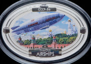 2 доллара 2009 "Дирижабли - Советский дирижабль СССР В-6" (Фиджи)