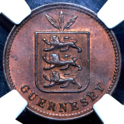 2 дубля 1902 (Гернси) (в слабе)