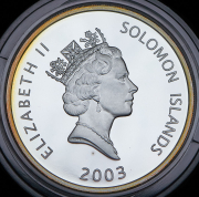 25 долларов 2003 "Самолёты - Concorde" (Соломоновы острова)
