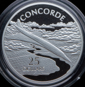 25 долларов 2003 "Самолёты - Concorde" (Соломоновы острова)
