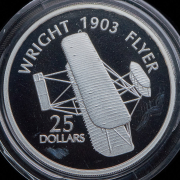 25 долларов 2003 "Самолёты - Wright Flyer" (Соломоновы острова)