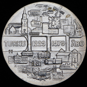 25 марок 1979 "750 лет Турку" (Финляндия)