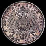 3 марки 1909 (Баден)