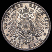 3 марки 1909 (Бавария) D