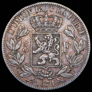 5 франков 1871 (Бельгия)