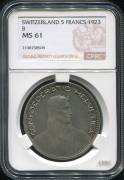 5 франков 1923 (Швейцария) (в слабе)
