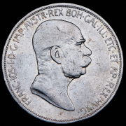 5 крон 1908 "60 лет правлению Франца Иосифа I" (Австрия)