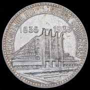 50 франков 1935 "Брюссель Экспо и 100 лет железным дорогам Бельгии" (Бельгия)