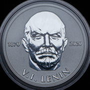 5000 франков 2020 "150 лет со дня рождения В. И. Ленина" (Чад)