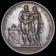Медаль "В память свадьбы Наполеона I и Марии-Луизы Австрийской" 1810 (Франция)