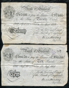 Набор из 2 бон 10,20 фунтов 1919,1920 (Великобритания)