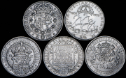Набор из 5 сер. памятных монет 2 кроны 1897-1938 (Швеция)