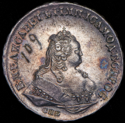 Рубль 1743 СПБ
