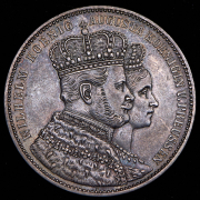 Талер 1861 "В память коронации Вильгельма и Августы" (Пруссия) А