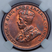 1 цент 1926 (Цейлон) (в слабе)