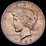 1 доллар 1923 (США) без букв