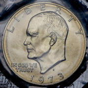 1 доллар 1973 (США) (в запайке) S
