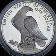 1 доллар 1984 "XXIII летние Олимпийские игры 1984 года в Лос-Анджелесе" (США) S