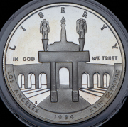 1 доллар 1984 "XXIII летние Олимпийские игры 1984 года в Лос-Анджелесе" (США) S