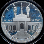1 доллар 1984 "XXIII летние Олимпийские игры 1984 года в Лос-Анджелесе" (США)