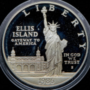 1 доллар 1986 "100 лет Статуе Свободы" (США)