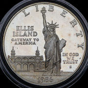 1 доллар 1986 "100 лет Статуе Свободы" (США) S