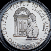 1 доллар 1992 "200 лет Белому Дому" (США) W