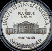 1 доллар 1993 "Билль о правах, Джеймс Мэдисон" (США) S
