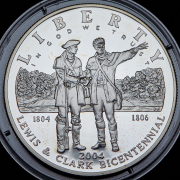 1 доллар 2004 "200 лет экспедиции Льюиса и Кларка" (США) P