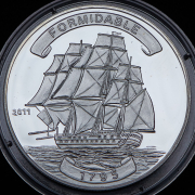 1000 франков 2011 "Корабль Formidable" (Кот-д'Ивуар)