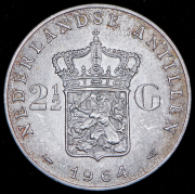 2 1/2 гульдена 1964 (Нидерландские Антиллы)