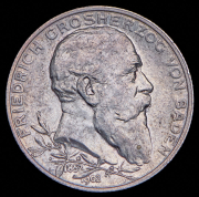 2 марки 1902 "50 лет правлению Фридриха I" (Баден)