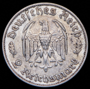 2 марки 1934 "175 лет со дня рождения Фридриха Шиллера" (Германия) F