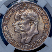 3 марки 1911 "100-летие университета Бреслау" (Пруссия) (в слабе) A