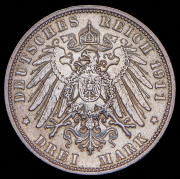 3 марки 1911 "90 лет со дня рождения Луитпольда Баварского" (Бавария) D