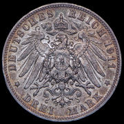 3 марки 1911 (Саксония) Е