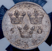 5 эре 1694 (Швеция) (в слабе)
