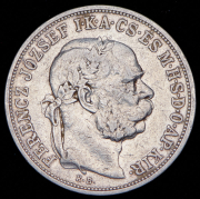 5 крон 1908 (Венгрия) KB