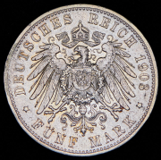5 марок 1903 (Вюртемберг) F
