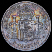 5 песет 1885 (Испания)