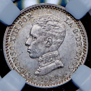 50 сентимо 1904 (Испания) (в слабе)