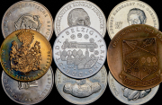 Набор из 18 памятных медалей 1967-1992 (Германия)