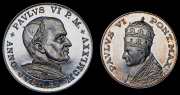 Набор из 2 памятных медалей "Ватикан" 1963-1975 (Ватикан)