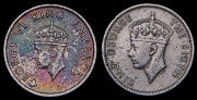 Набор из 2 сер. монет 1/4 рупии 1947-1950 (страны мира)