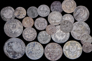 Набор из 24 монет 1641-1865 (страны мира)
