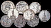 Набор из 9 сер. монет 1876-1961 (страны мира)